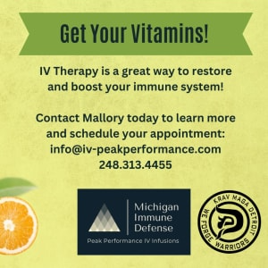 IV Infusions NOW AVAILABLE to KMD Members and Friends!